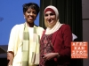 Honoree Linda Sarsour with Cheryl Wills - 14th Annual Dr. Betty Shabazz Awards