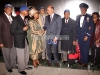 The Tuskegee airmen with family members and Phil Griffin