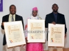 “Longevity in Leadership” Award recipients Ofori Anor, Ramatu Ahmed, and Sheikh Moussa Drammeh
