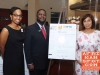 Michael T. Pugh with Commissioner Lorelei Salas - Carver Bank hosts IDNYC Pop-Up Enrollment Center in Harlem