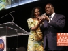 Amini Kajunju with President Allassane Ouattara - Africa-America Institute's 30th Annual Awards Gala