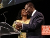 Amini Kajunju with President Allassane Ouattara - Africa-America Institute's 30th Annual Awards Gala