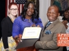 Honoree H.E. Pierre Wafo with Terrylyn Smith and Clarisse Mefotso Fall - African Hope Committee CSW59 Forum