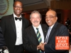 Dr. Darius Mans with former president of Cape Verde Luiz Inácio Lula da Silva and Mo Ibrahim