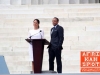 Soledad O\'Brien and Harper Hill, Lincoln Memorial - Let Freedom Ring Commemoration