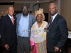 Council member Robert Jackson, Mamadou Sy, Assetou Sy, and Mell Brown