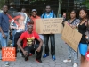 Burkinabé citizens protest at UN headquarters to oust President Compaoré