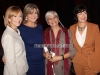 Lifetime Achievement Award recipient Zubeida Mustapha with Judy Woodruff, Cynhia McFadden and Christiane Amanpour