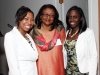 Cheryl A. Hall with staff members