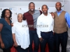 Dwyane Wade with Marva Allen and Roland Laird