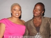 Tracie Gardner, recipient of the HIV/AIDS Advocacy Award with Demetria Lucas
