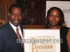 Council Member Mathieu Eugene with honoree Elsie Accilien