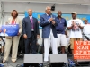 Harlem Day 2013 - Mayoral candidate Bill Thompson with Congressman Charles Rangel, Hazel Dukes and Assemblyman Keith Wright