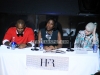 Judges Tyson Beckford, Shawn Outler and Idil Tabanca at Harlem\'s Fashion Row February 2013 Presentation
