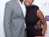HFR founder Brandice Henderson with her husband - Harlem\'s Fashion Row Spring 2014 - Red Carpet