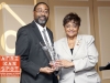 Inez E. Dickens with Winston Majette - HCCI 13th Annual Let Us Break Bread Together Awards Dinner