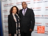 H.E. George Monyemangene with his wife at Shared Interest\'s New York City screening of \"Mandela: Long Walk to Freedom\"