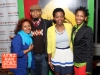 Sduduzo Ka-Mbili with Yoliswa Cele Luthuli and friends at Shared Interest\'s New York City screening of \"Mandela: Long Walk to Freedom\"
