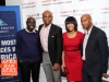 Debo Folorunsho, Isaac Boateng, Sandra Appiah and Akin Akinsanya at Shared Interest\'s New York City screening of \"Mandela: Long Walk to Freedom\"