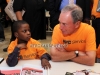 Mayor Bloomberg with a student