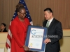 New York City Comptroller John C. Liu with honoree Blondel Pinnock