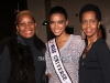 Miss Universe Leila Lopes with Donna Dove and Paula Coleman