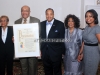 Donald Woods with Leslie Wyce holding a proclamamtion from Inez Dickens