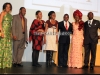 Abayomi Ajaiyeoba, Folake Ayoola with Oliver MBamara and scholarship recipients