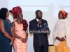 Abayomi Ajaiyeoba, Oliver MBamara with honoree Hauwa Ibrahim