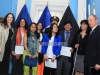 Mayor Bloomberg, Immigrant Affairs Commissioner Fatima Shama with 2013 honorees