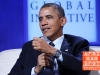 President Barack Obama at the Clinton Global Initiative annual meeting