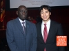 Eddie Bergman with Aziz Gueye - ATA\'s Presidential Forum on Tourism