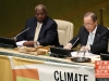 H.E. Sam Kahamba Kutesa with Secretary-General Ban Ki-moon - Climate Summit 2014 - United Nations