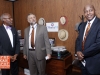Senator Perkins with Ambassador Rasool and Consul General George Monyemangene - Reception with President Jacob Zuma in Harlem