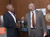 Senator Perkins with Ambassador Rasool - Reception with President Jacob Zuma in Harlem