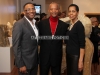 Curtis Jacobs, Founder & President of Renaissance Fine Art, Inc., sculptor Ousmane Gueye, and Paula Coleman, Director of RFA