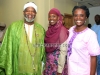 Imam Talib Abdur Rashid with his wife and Cordell Cleare