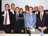 Tom Allon, Bill De Blasio, John Liu, Sandra Wilkin, Rev. Jacques Andre Degraff, Christine Quinn, William Thompson, and Scott Stringer