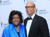 UNCF President and CEO Dr. Michael L. Lomax with Ingrid Saunders Jones